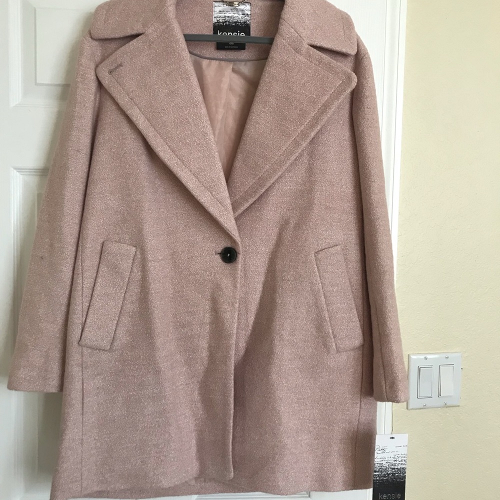 Blush pink coat